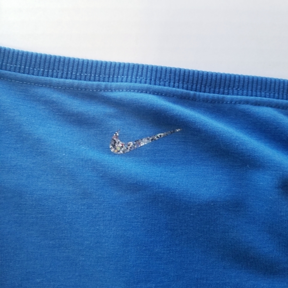 NEW Nike | Dri Fit Plus Size Jumpsuit + Front Tie, 1X, Blue - Picture 5 of 16